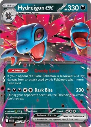 Hydreigon ex 067/086 - Holofoil SV White Flare - Double Rare