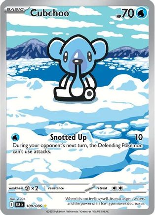 Cubchoo 109/086 - Holofoil SV Black Bolt - Illustration Rare