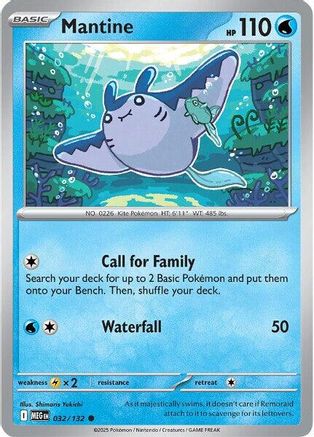Mantine 032 ME01 Mega Evolution - Common
