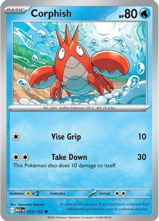 Corphish 033 ME01 Mega Evolution - Common