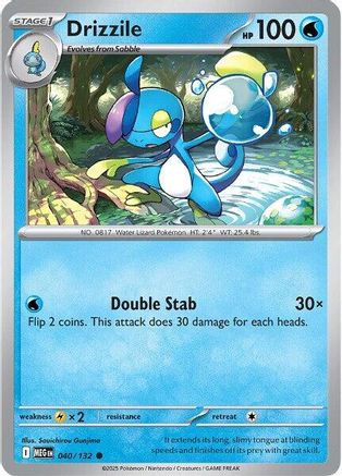 Drizzile 040 - Reverse Holofoil ME01 Mega Evolution - Common