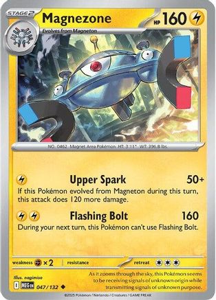 Magnezone 047 - Reverse Holofoil ME01 Mega Evolution - Uncommon