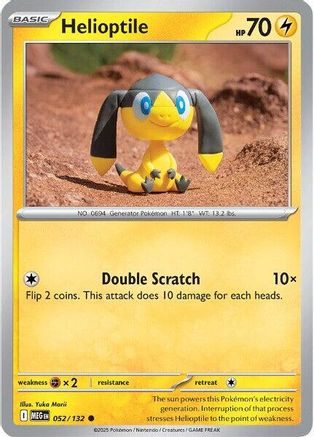 Helioptile 052/132 ME01 Mega Evolution - Common