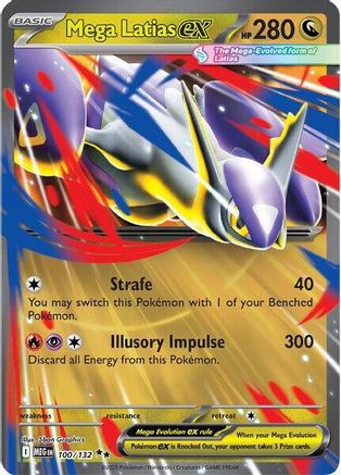 Mega Latias ex 100/132 - Holofoil ME01 Mega Evolution - Double Rare
