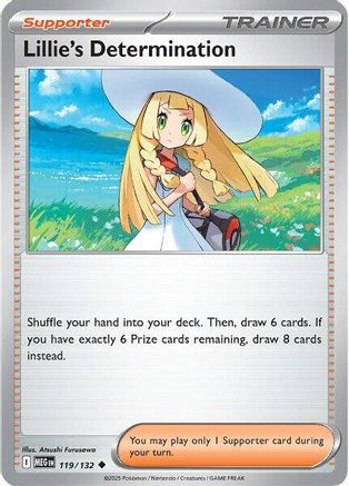 Lillie's Determination 119/132 ME01 Mega Evolution - Uncommon