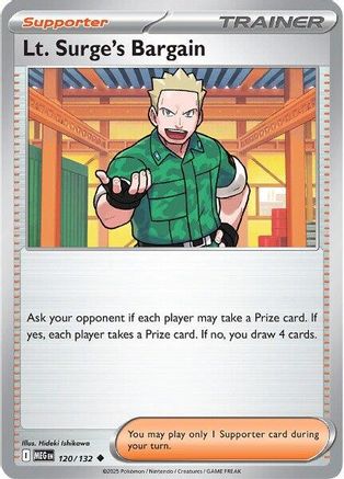 Lt. Surge's Bargain 120/132 ME01 Mega Evolution - Uncommon
