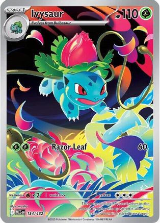 Ivysaur 134/132 - Holofoil ME01 Mega Evolution - Shiny Rare
