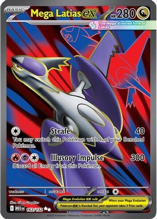 Mega Latias ex 163/132 - Holofoil ME01 Mega Evolution - Ultra Rare