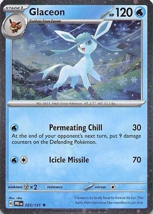Glaceon 025/131 - Holofoil Miscellaneous Cards & Products - Rare