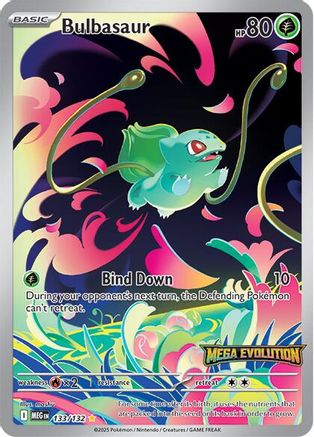 Bulbasaur 133/132 - Holofoil ME01 Mega Evolution - Illustration Rare