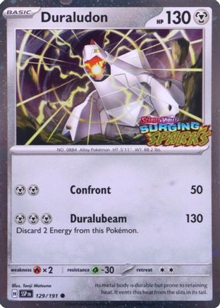 Duraludon (Surging Sparks) 129 - Holofoil Miscellaneous Cards & Products - Common