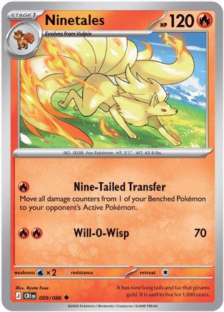 Ninetales 009 ME04 Chaos Rising - Uncommon