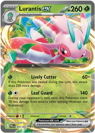 Lurantis ex 004/084 - Holofoil ME05 Pitch Black - Double Rare