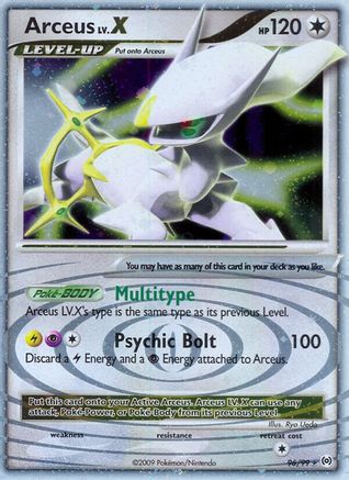 Arceus Lv.X (96) 096 - Holofoil Arceus - Ultra Rare