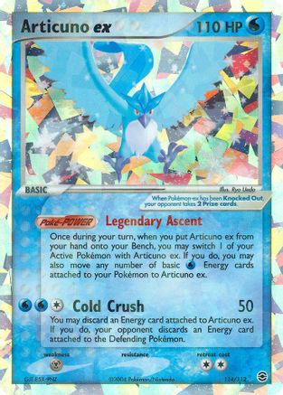 Articuno ex 114 - Holofoil FireRed & LeafGreen - Secret Rare