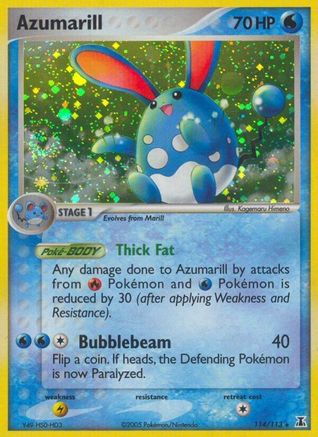 Azumarill 114 - Holofoil Delta Species - Secret Rare