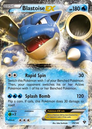 Blastoise EX 029/146 - Holofoil XY Base Set - Ultra Rare