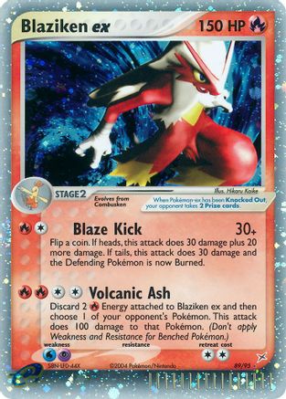 Blaziken ex 089 - Holofoil Team Magma vs Team Aqua - Ultra Rare