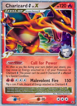 Charizard G LV.X DP45 - Holofoil Diamond and Pearl Promos - Promo