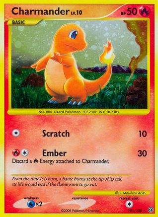 Charmander 101 - Holofoil Stormfront - Secret Rare