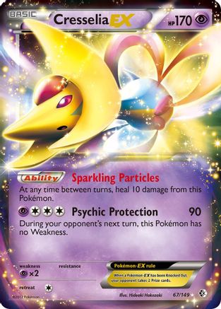 Cresselia EX 067 - Holofoil Boundaries Crossed - Ultra Rare
