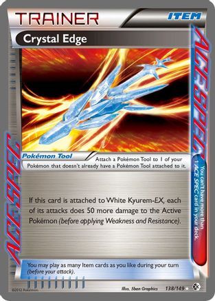Crystal Edge 138 - Holofoil Boundaries Crossed - Rare Ace