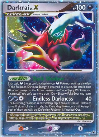 Darkrai LV.X DP19 - Holofoil Diamond and Pearl Promos - Promo