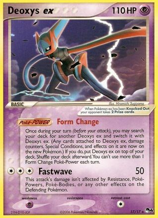 Deoxys ex 017 - Holofoil POP Series 4 - Ultra Rare