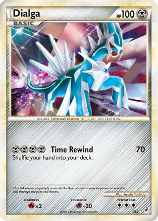 Dialga (Shiny) SL2 - Holofoil Call of Legends - Shiny Holo Rare