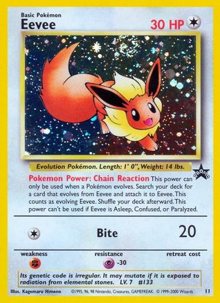 Eevee 011/53 - Holofoil WoTC Promo - Promo