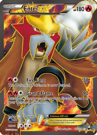 Entei EX (103 Full Art) 103 - Holofoil Dark Explorers - Ultra Rare