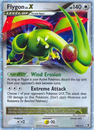 Flygon Lv.X 105 - Holofoil Rising Rivals - Ultra Rare