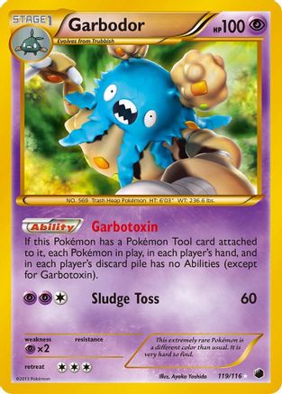 Garbodor (119 Secret Rare) 119 - Holofoil Plasma Freeze - Secret Rare