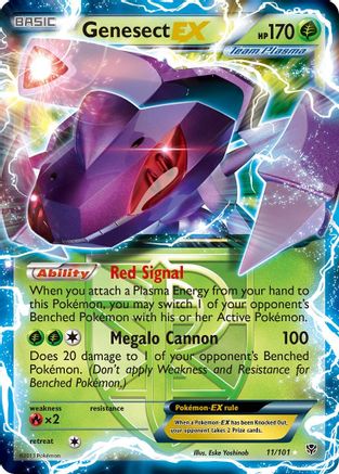 Genesect EX (Team Plasma) 011 - Holofoil Plasma Blast - Ultra Rare