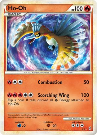 Ho-Oh (Shiny) SL5 - Holofoil Call of Legends - Shiny Holo Rare