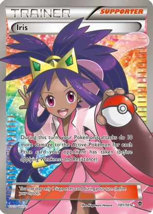 Iris (101 Full Art) 101 - Holofoil Plasma Blast - Ultra Rare