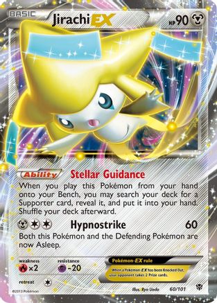 Jirachi EX 060/101 - Holofoil Plasma Blast - Ultra Rare