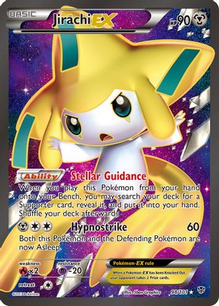 Jirachi EX (98 Full Art) 098 - Holofoil Plasma Blast - Ultra Rare