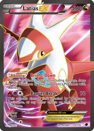 Latias EX (112 Full Art) 112 - Holofoil Plasma Freeze - Ultra Rare