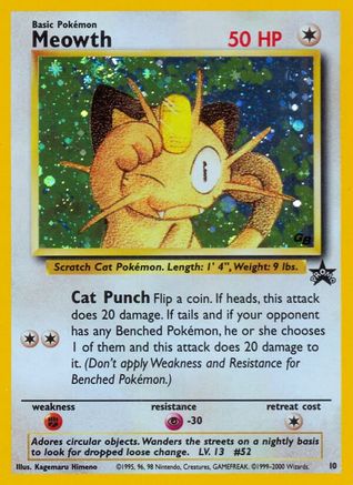Meowth 010/53 - Holofoil WoTC Promo - Promo