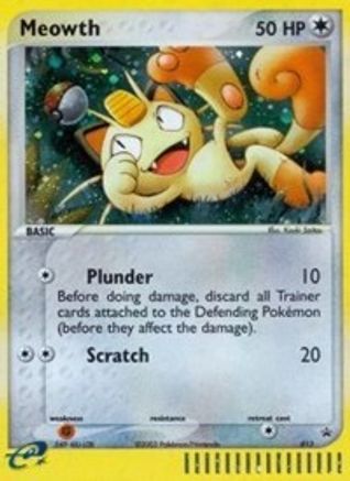 Meowth 013 - Holofoil Nintendo Promos - Promo