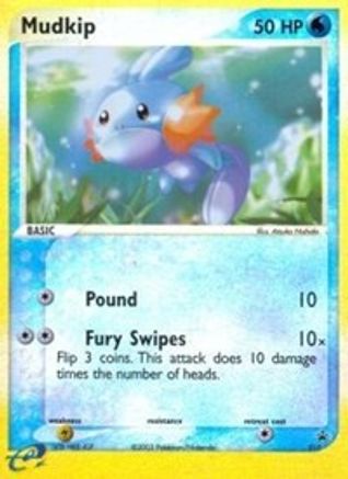 Mudkip 010 - Reverse Holofoil Nintendo Promos - Promo