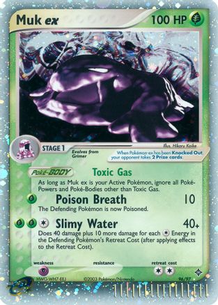 Muk ex 096 - Holofoil Dragon - Ultra Rare