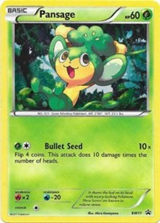 Pansage BW11 - Holofoil Black and White Promos - Promo