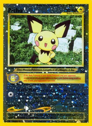 Pichu 035/53 - Reverse Holofoil WoTC Promo - Promo
