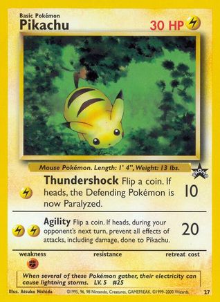 Pikachu (27) 027/53 WoTC Promo - Promo