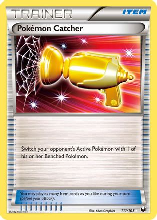 Pokemon Catcher (Gold) 111 - Holofoil Dark Explorers - Secret Rare