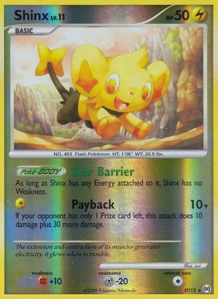 Shinx (Shiny) SH12 - Reverse Holofoil Arceus - Shiny Holo Rare