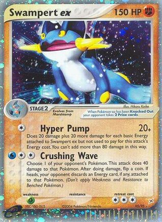 Swampert ex 095 - Holofoil Team Magma vs Team Aqua - Ultra Rare