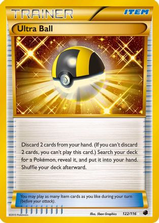 Ultra Ball 122 - Holofoil Plasma Freeze - Secret Rare